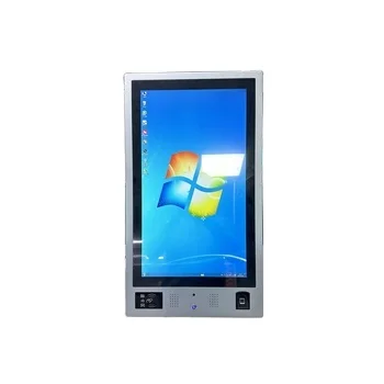 21.5 Industrial Panel PC Touchscreen Monitor With Barcode Scanner Fingerprint For Automation Control Payment Vending Machine