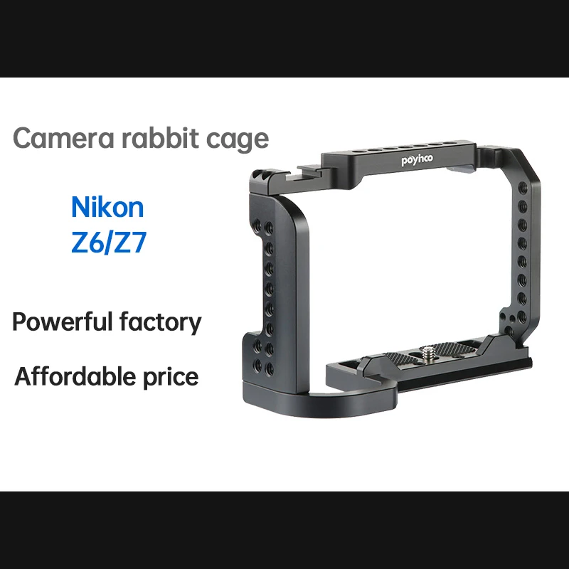 

Camera Rabbit Cage Micro Single SLR Camera Vertical Shooting Rabbit Cage For Nikon Z6 Z7-009