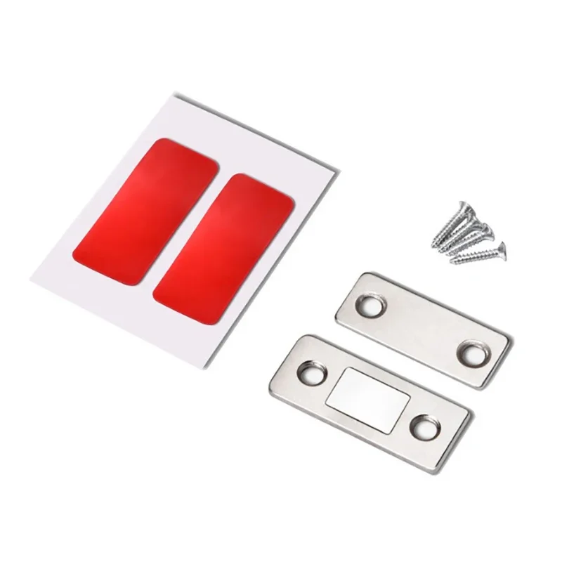 Strong Magnetic Cabinet Catches Ultra-Thin Door Magnets Stops Invisible Adhesive Drawer Magnet Catch for Kitchen Closet Closer - view 5