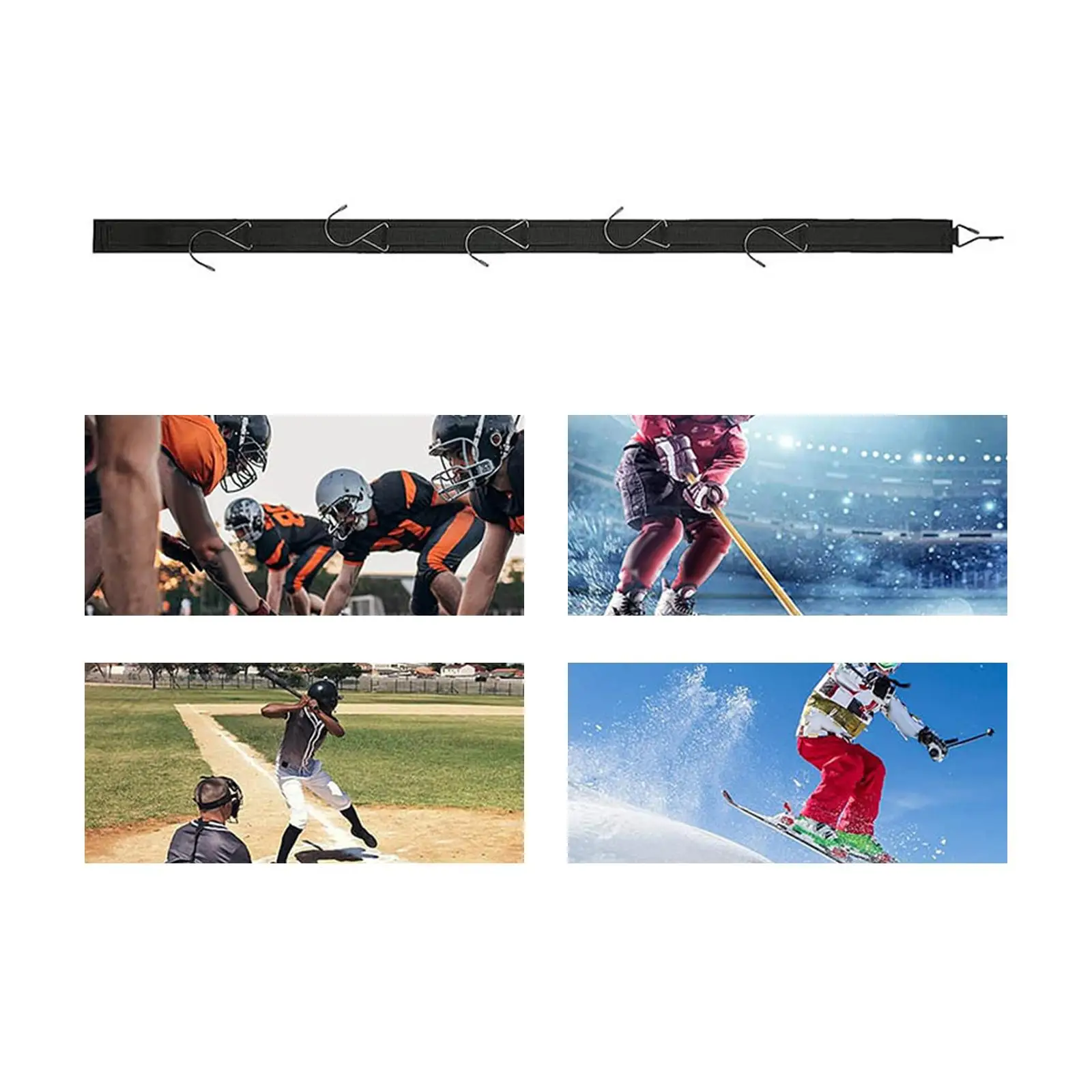 Ice Hockey Equipment Drying Rack Vertical Portable Gear Hanger for Hockey Pads Gloves Storage