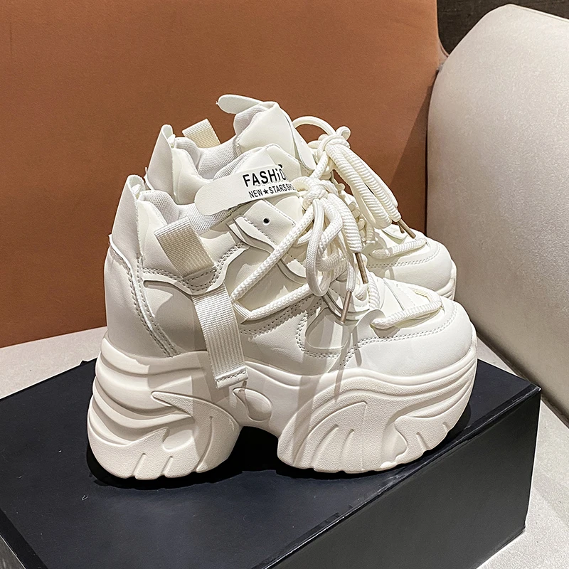 women-high-platform-casual-leather-shoes-2025-new-autumn-lace-up-chunky-sneakers-10cm-wedges-hidden-heels-leisure-shoes-woman