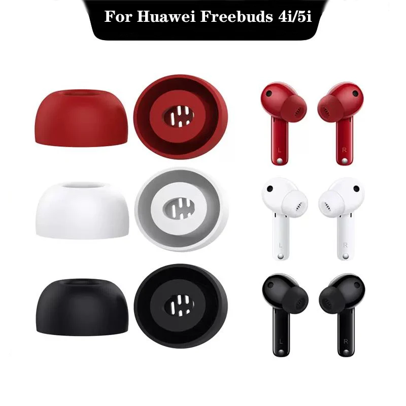 Ear Pads Earphone Silicone Case For Huawei Freebuds 4i/5i Covers Eartips Ear Caps Cushion Eartips Earphones Accessories