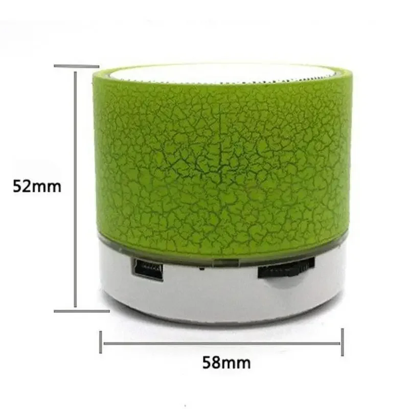 Led Light Crack Wirless Bluetooth Speaker Outdoor Sound Box Small Protable Speaker For Mobile Phone