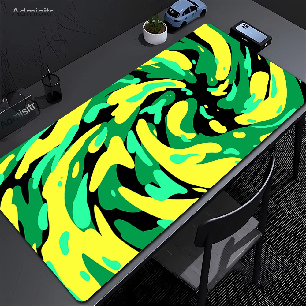Mouse Pad Strata Liquid Large Gamer Mousepad Keyboard Mat XXXL Non-slip Mouse Mats Rubber Deskmat Abstract Design Desk Rug