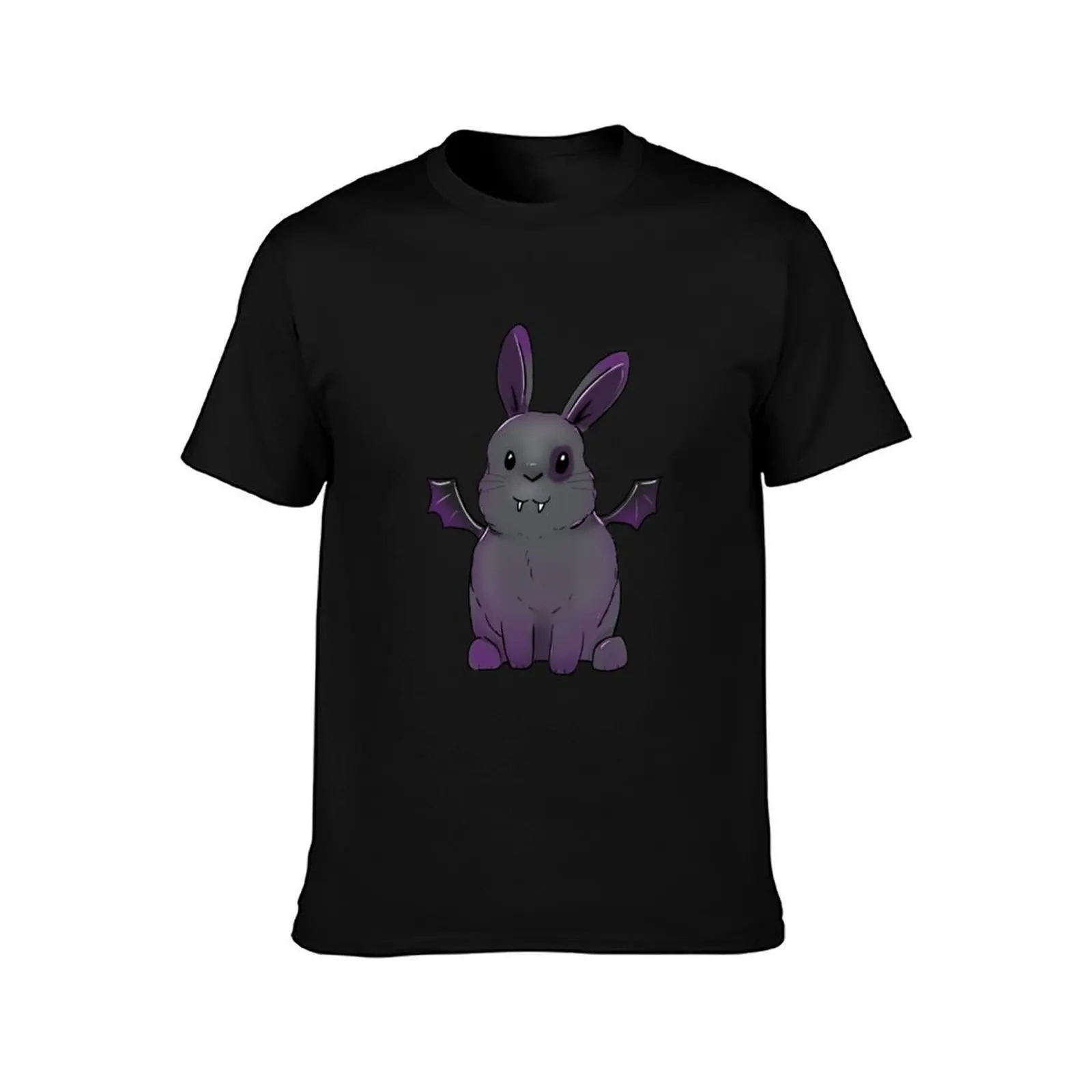 Hector the spooky bunny T-Shirt Summer Casual Cotton Tee Oversized Streetwear Tops Vintage Graphic Print Unisex Men Women