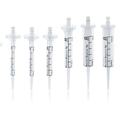 Stepper Tips Precision Dispenser Tip Piston PE-HD Cylinder PP For Stepper-SteMate Accessories Of Continuous Distributor 2 / PK