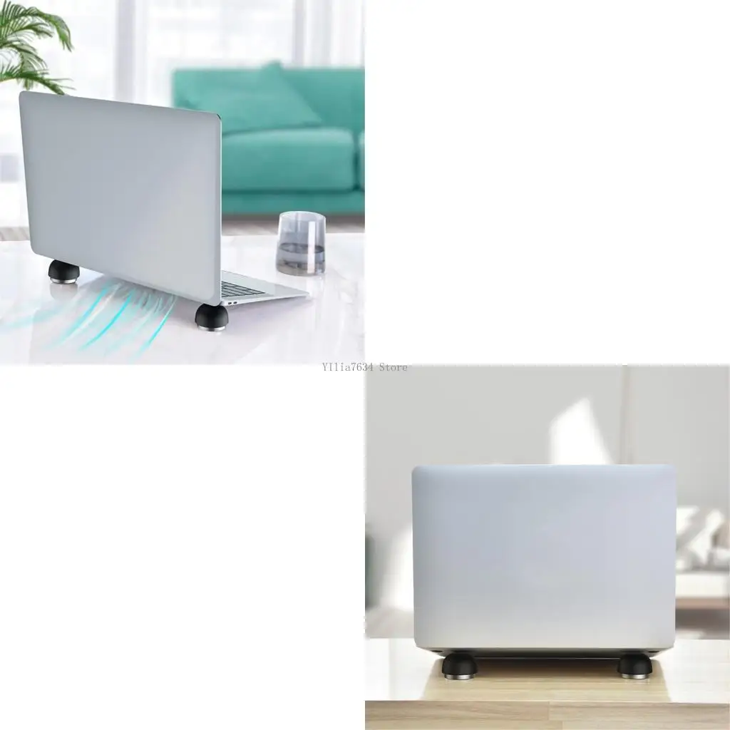

Mini Invisible Notebook Cooling Stand With Slip Proof Silicone Surfaces And Portable Carrying Bracket