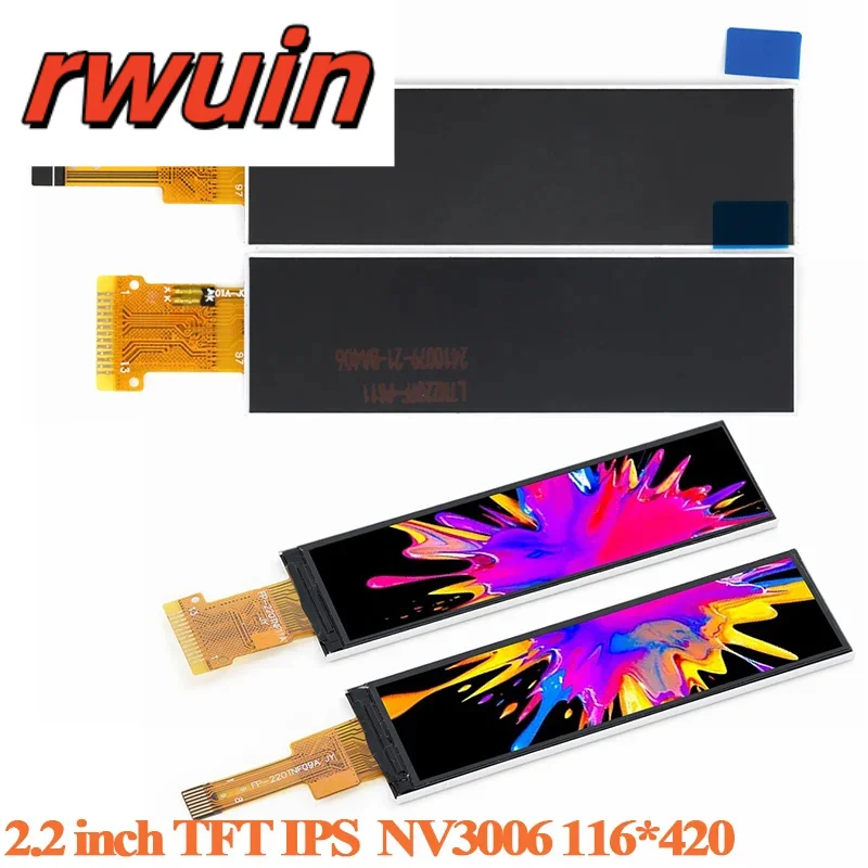 2.2 Inch TFT Display HD IPS LCD Full Color Bare Screen 2.2
