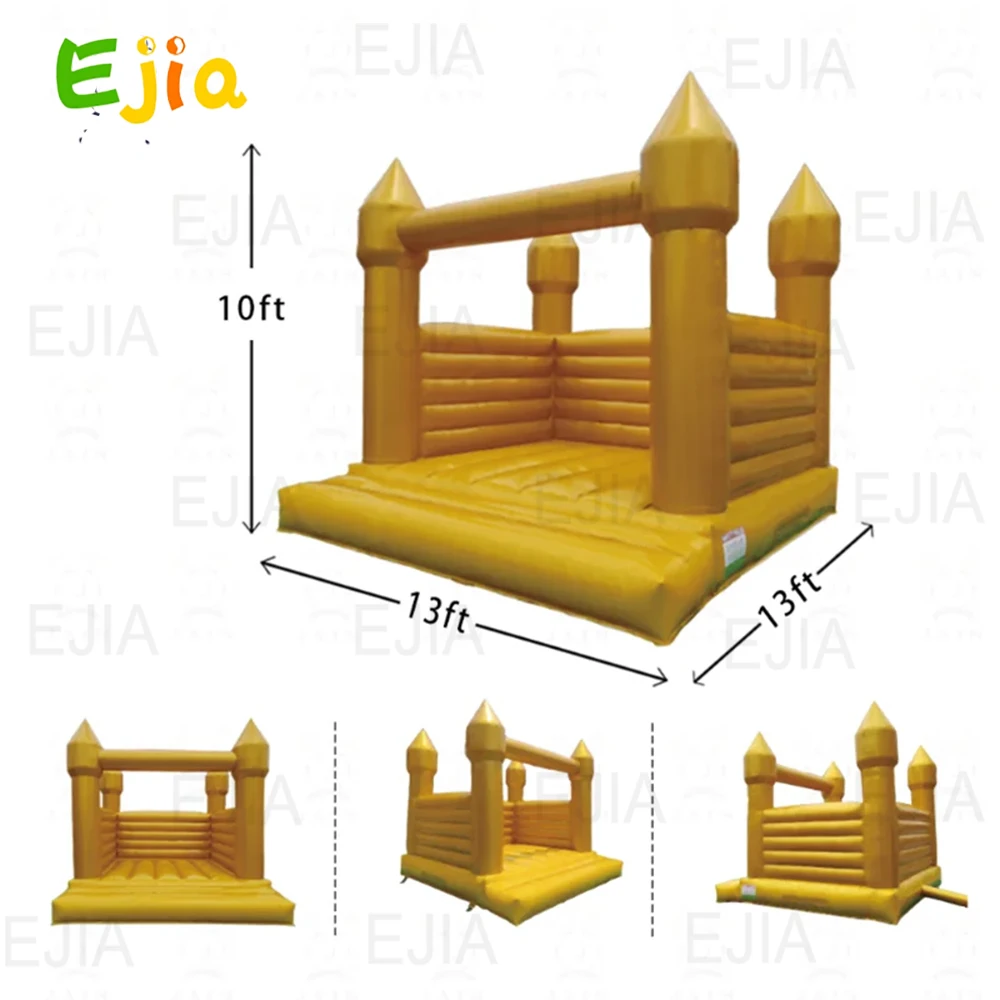 Castillo hinchable inflable de PVC, casa de salto de Luna, rebotador personalizado para boda, 13 pies, nuevo diseño