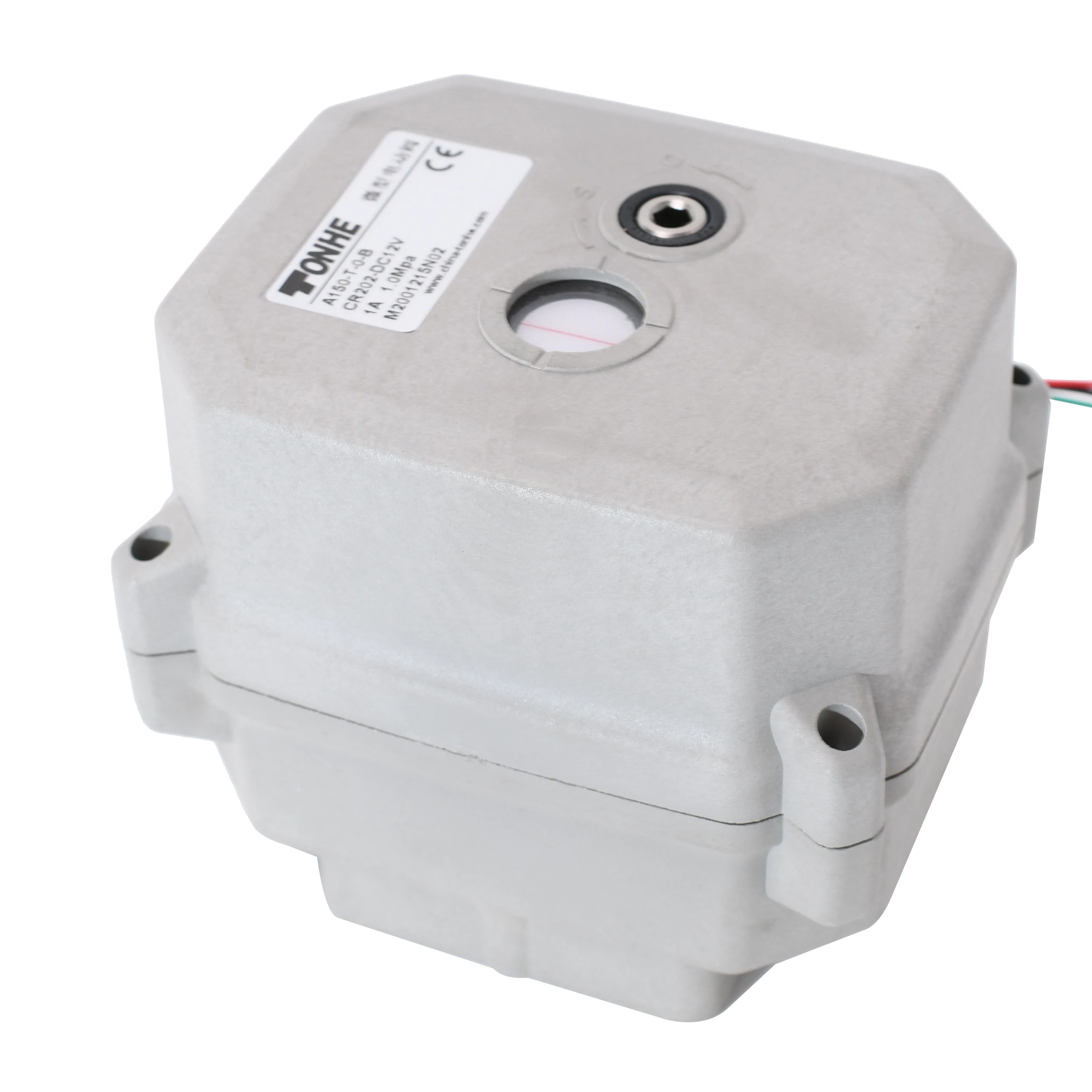 TONHE A150 15N ISO5211 F03 F05 AC 110V 220V صمامات المحرك الكهربائي على الخروج NC