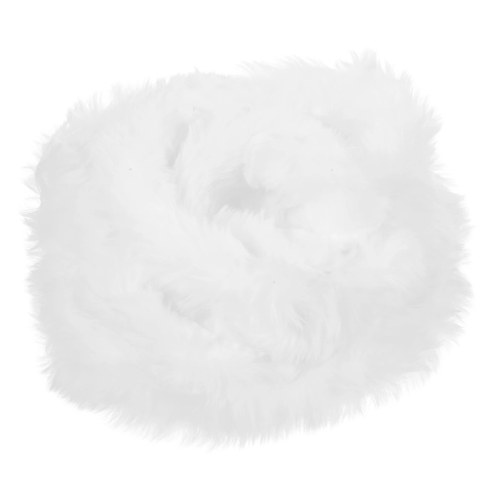 3M Christmas White Faux Fur Ribbon Trim Fabric Roll ForDIY Apparel Sewing Fluffy Trimming Costume Collar Crafts Decoration