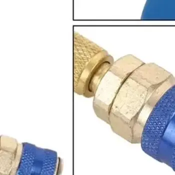 for Professional Grade AC Oil Dye Injector for and For R1234YF Systems with Precision Measurement and Quick Connect Couplers