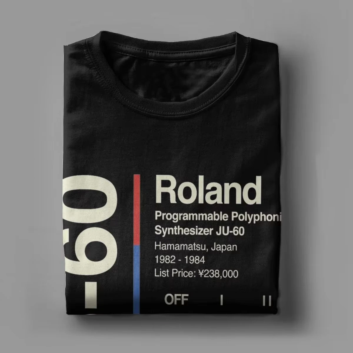 Camiseta Juno 60 Vertical Roland, camiseta novedosa de algodón para hombre, camiseta de cuello redondo, ropa de manga corta, regalo de cumpleaños