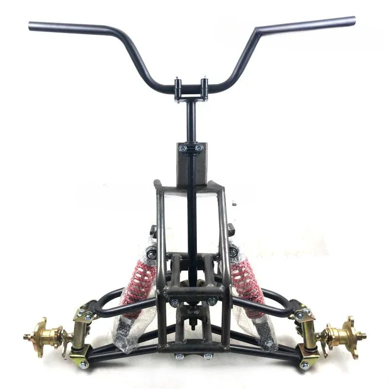 Two-wheeled modified three-wheeled motorcyclesKart, ATV accessories, suspension of the head, assembly