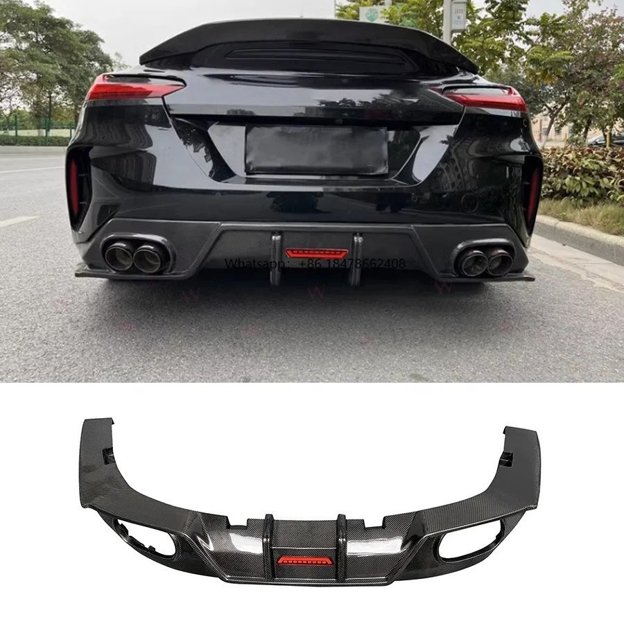 

Z4 G29 Carbon Fiber Rear Bumper Lip for Z Series Z4 G29 M40i Convertible 2-Door 2019-2020 Rear Diffuser