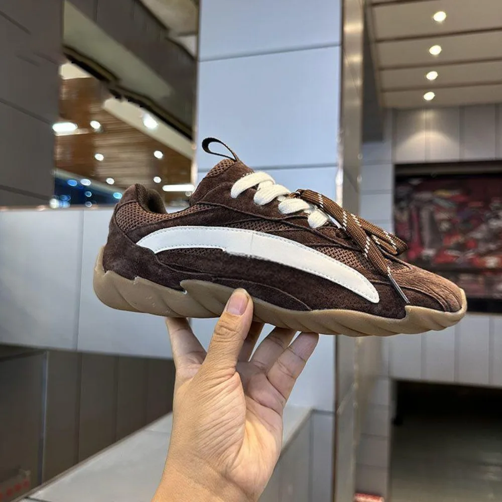 

2025 Casual Sneakers Slippers Flats Platform Sandals Mules NEW Brand Designer Lace Up Loafers Sneakers man