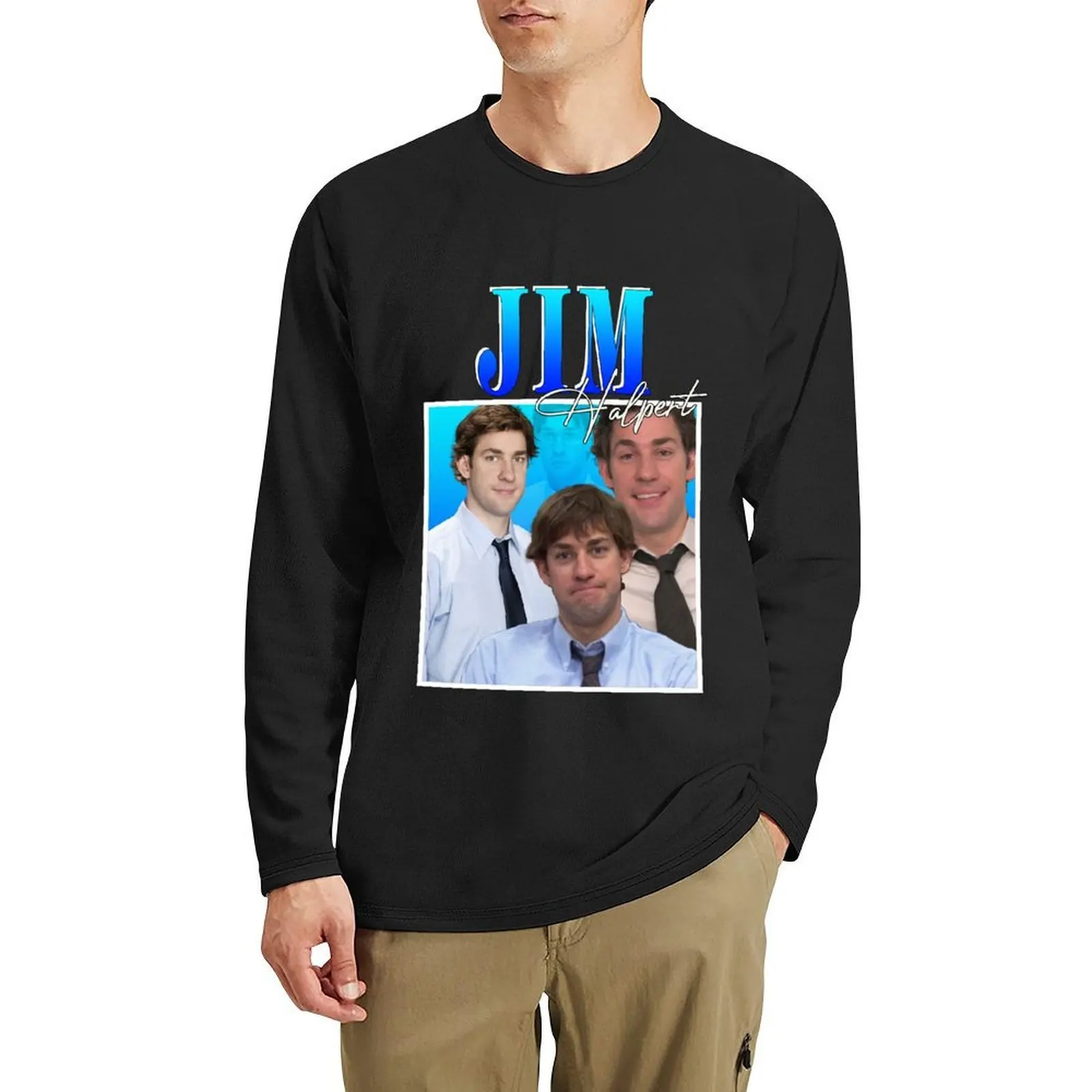

Jim Halpert Long T-Shirt aesthetic clothes custom t shirt graphic t shirts vintage t shirt heavyweight shirts for men