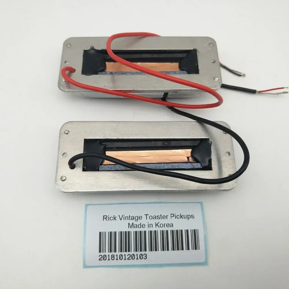 

1 Set of Vintage Ceramic Pickups Electric Guitar Pickups Silver