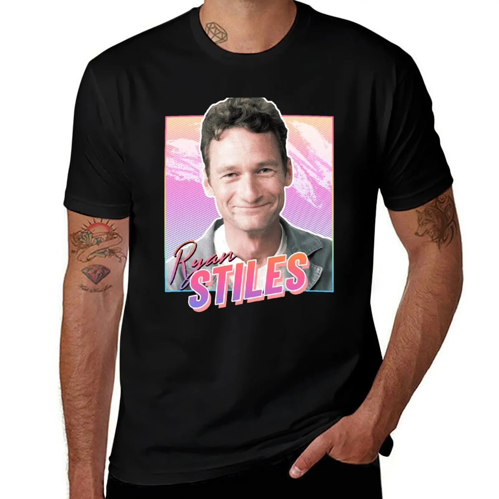Ryan Stiles - 80s design T-Shirt anime t shirts oversize t shirts for man graphic funny T-Shirt