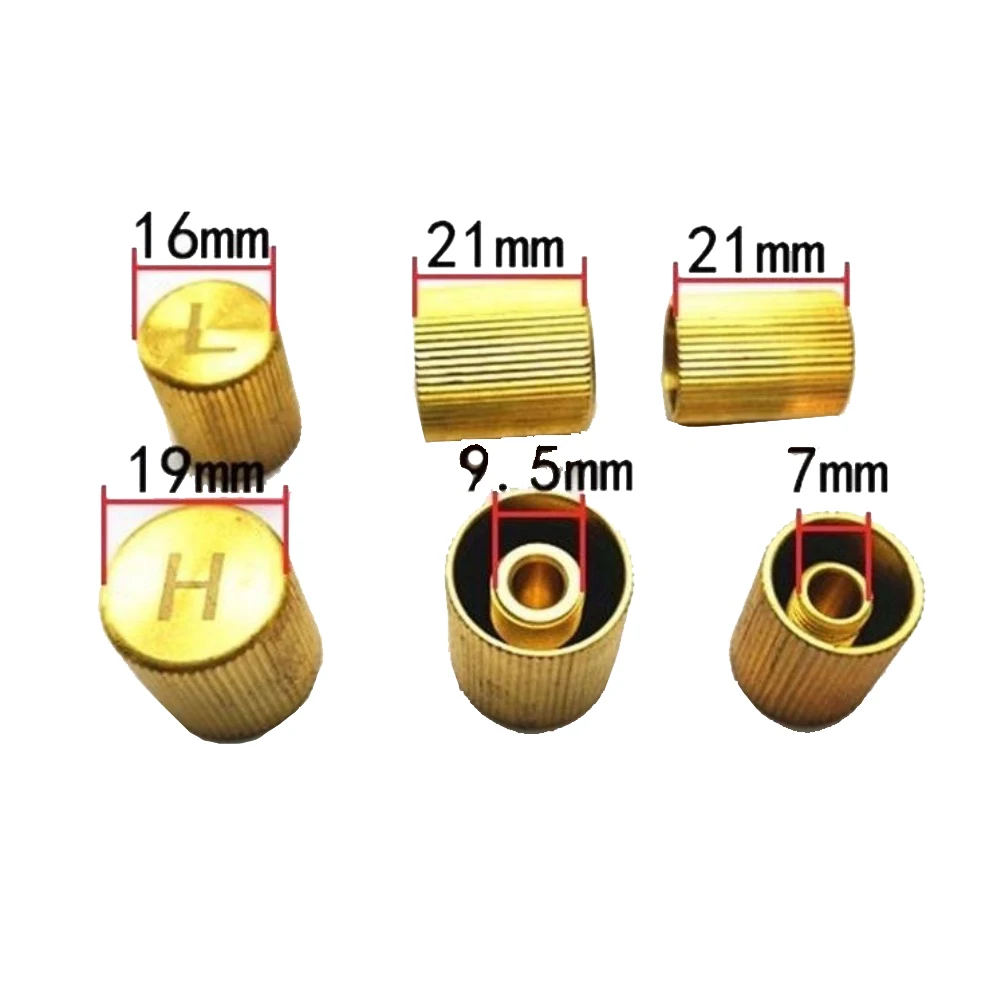 Brass AC Cap AC Valve Cap High And Low Pressure Direct Replacement Part Easy Installation Design Precise Thread Match