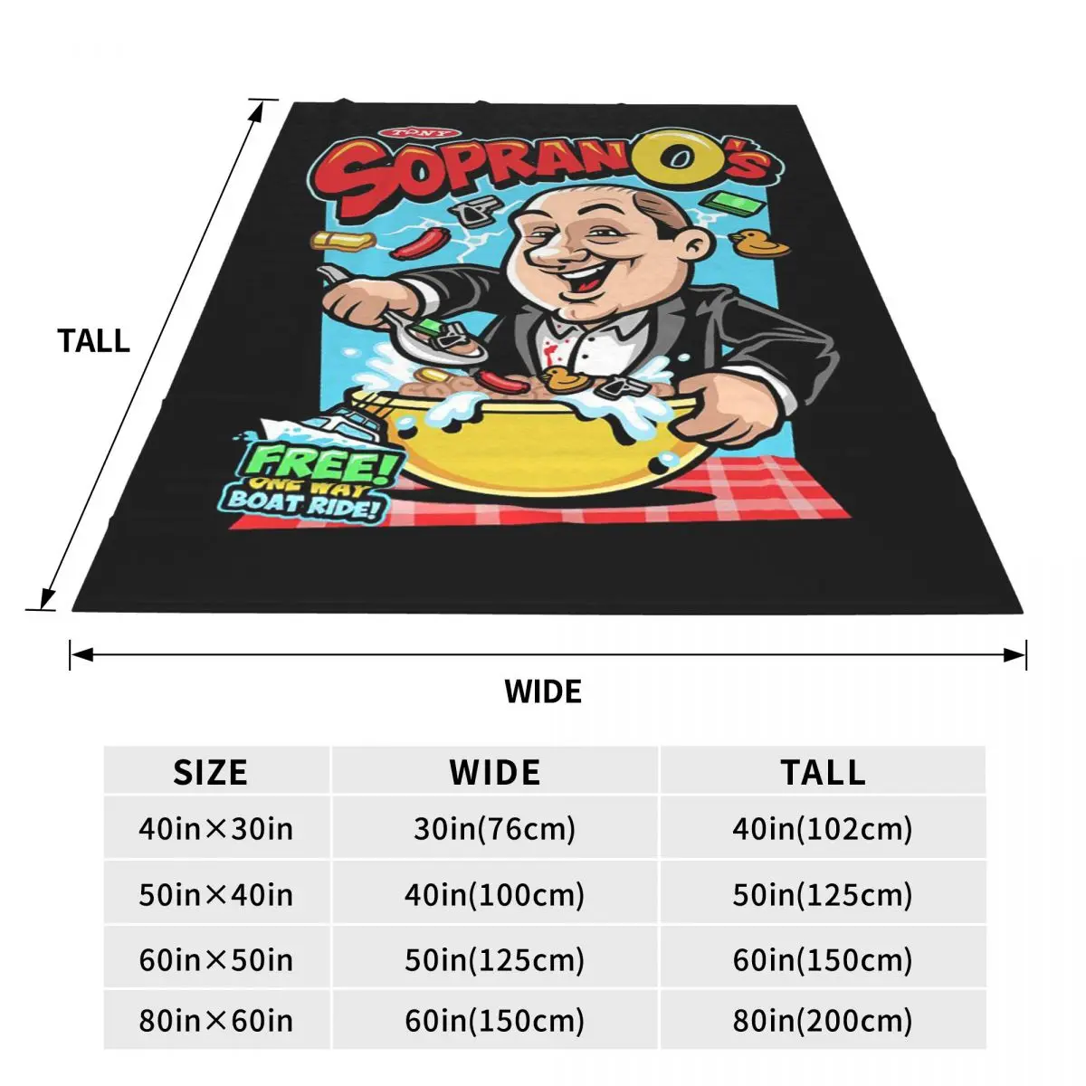 The Sopranos Family Blanket Fleece Sofa Throw Blanket Portable for Couch Bedding Office Throws Bedspread Quilt