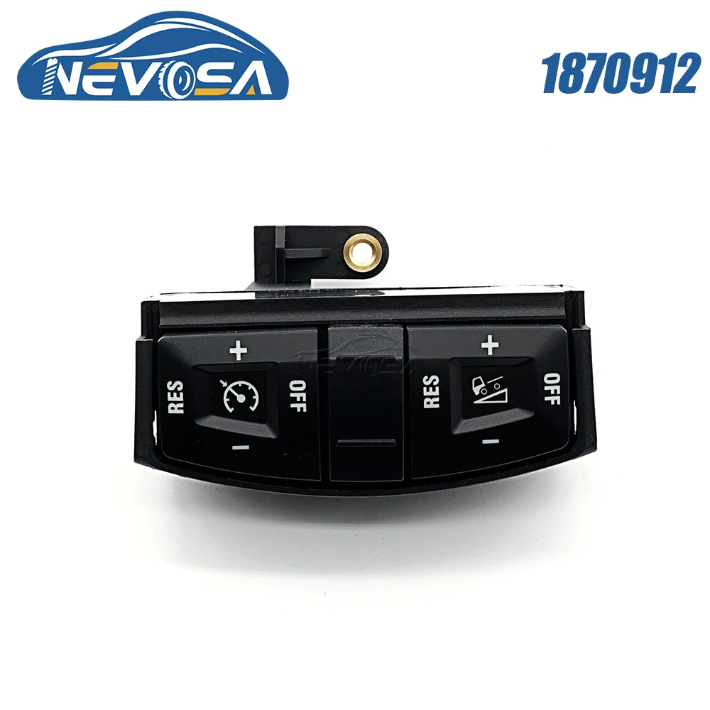 NEVOSA 1870912 For Scania R-Series Lower P G R T Series Auto Truck Panel Cruise Steering Wheel Audio Switch Hill Descent 1486287