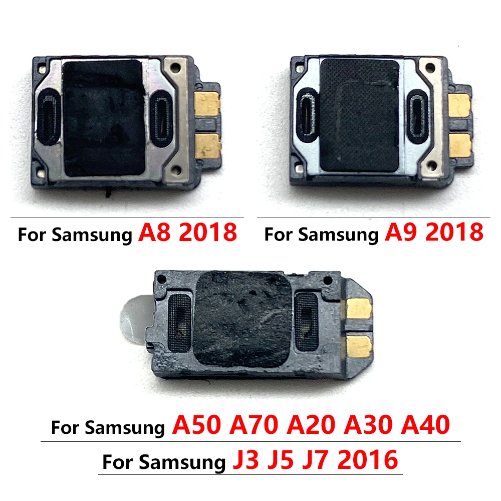 Auricular frontal para Samsung A20, A30, A40, A50, A70, J3, J5, J7, 2016, A8, A9, 2018, A920, reemplazo de auriculares incorporado