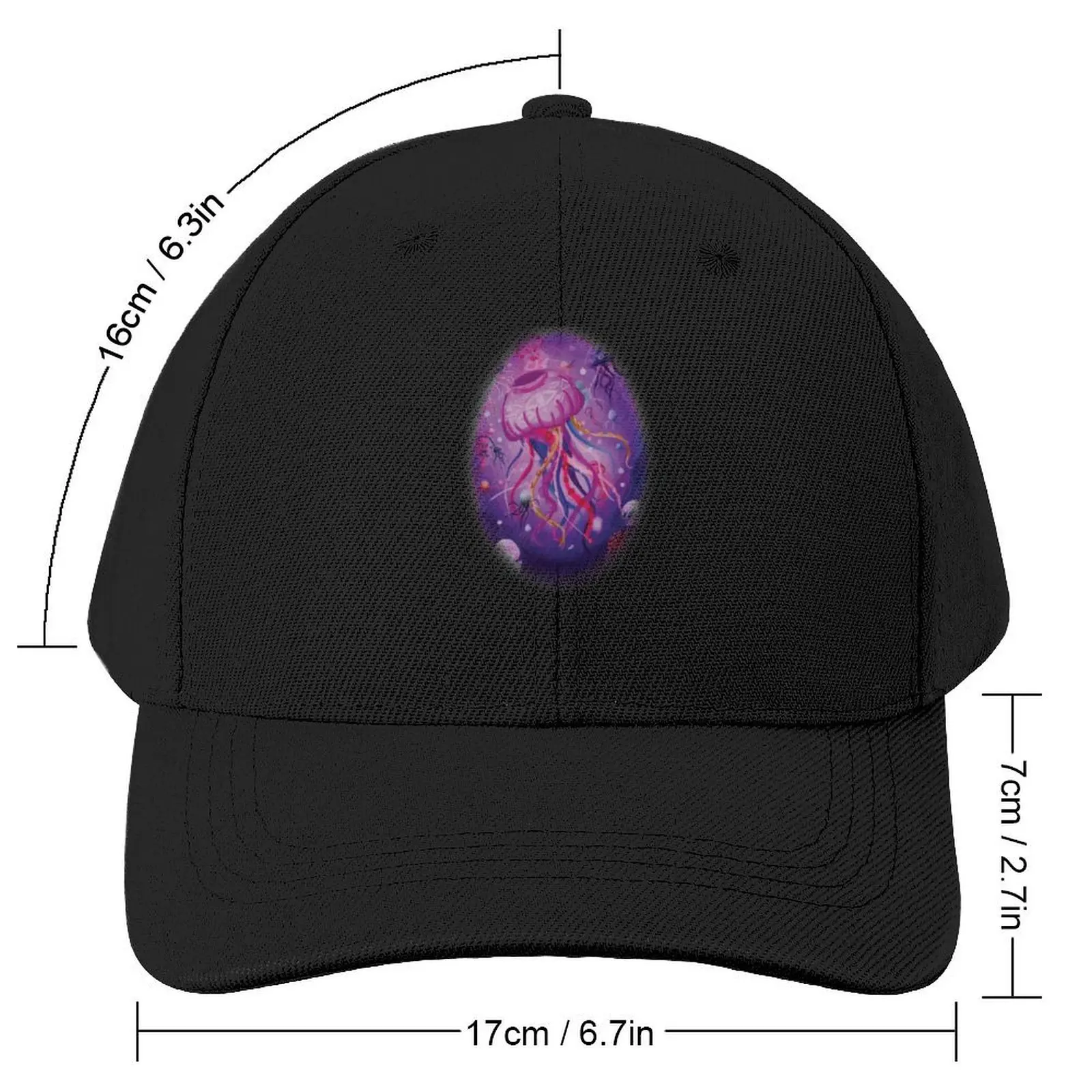 The Bloom, Jellyfish Warlock Patron(Feathered edge ver.) Baseball Cap Hat Baseball Cap custom Hat For Girls Men's