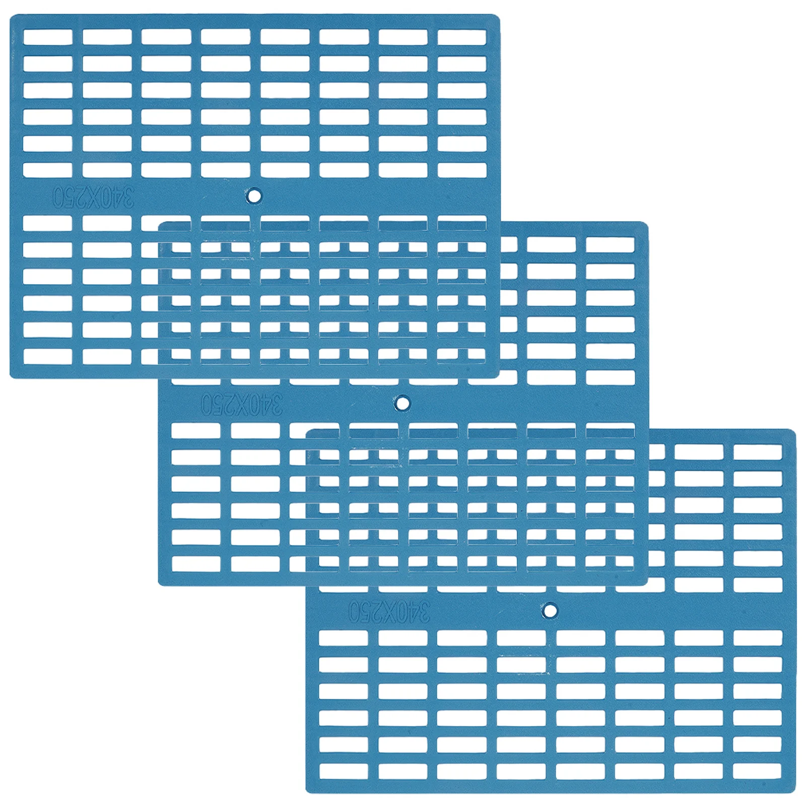 

3pcs Plastic Rabbit Cage Mat Reusable Bunny Floor Mat For Small Animals Washable Urine Resistant Non Slip Surface Hamster Guinea