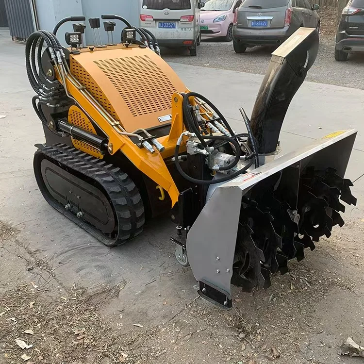 أحدث مرفق توجيه منزلق صغير لمنفاخ الثلج مخصص لعام 2024 مع منفاخ الثلج