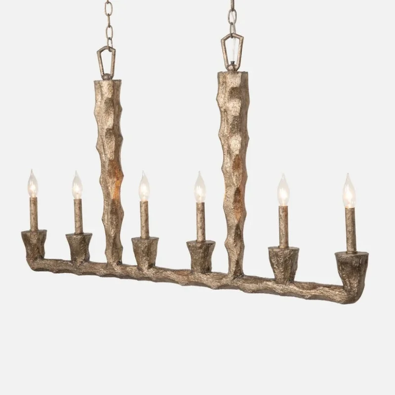 Gesso Concrete Chandelier American Pendant Lamp Kitchen Bar Minimalist Pendant Lamp Home Decor Lighting Lusters Luminaires
