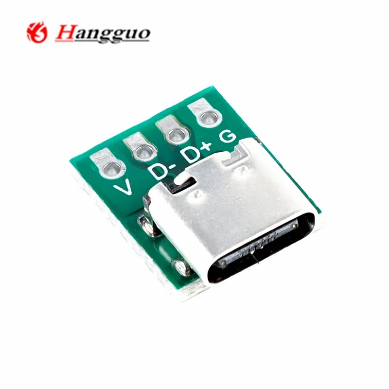 5-10PCS/Lot Brand new original TYPE-C USB 3.1  16  Test PCB Board Adapter 16P Connector Socket For Data Line Wire Cable Transfer