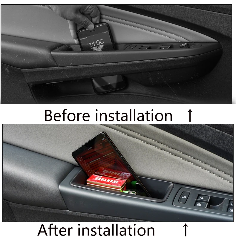 Für Volkswagen VW Golf 8 Mk8 2019 ~ 2025 Auto Armlehne Lagerung Box Center Konsole Co-pilot Layered Tasche Organizer fall Zubehör – Detail 15