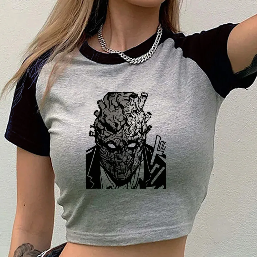 Dorohedoro crop top shoujo clearance sales funny scene  t shirt cutecore clearance sales graphic y2k emo