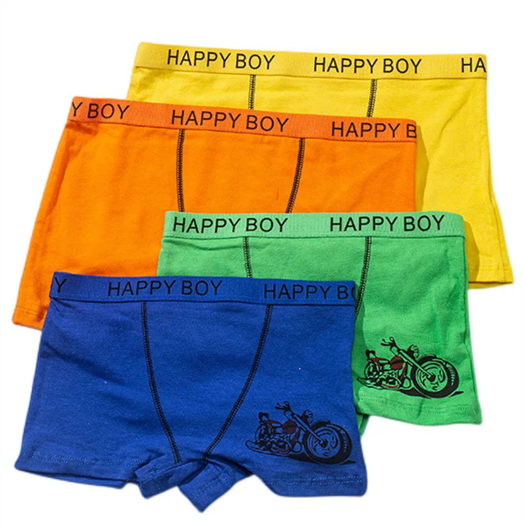 Boy Sport Horse Design Boxers Cotton Soft Baby Boy Underwear Colorful Design Boy Underpants Football Rocket Bike Design Boxers