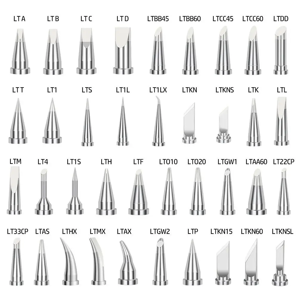 Oxygen-free Copper LT Series Welding Tips Horseshoe Shape Lead Free Soldering Iron Head for Weller WSD81 WD1000 WSP80 WP80