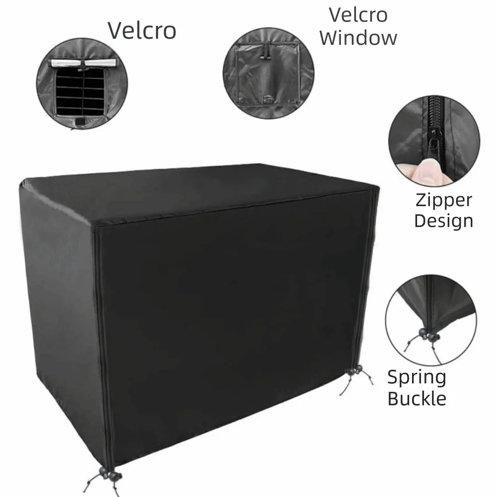 Waterproof Dog Cage Cover Thickened Warm Oxford Cloth Pet Kennel Cover Durable Machine Washable Wire Crate Sun Covers Wire Cages view 5