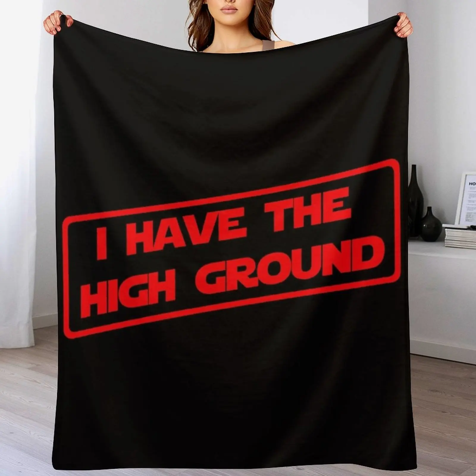 

I have the high ground (Red Version) Throw Blanket Quilt Summer Beddings Blankets