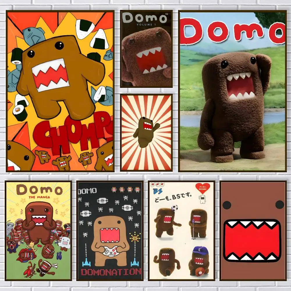 Character D-DOMO Poster PP Paper Decorative Wall Art for Living RoomsBedrooms Bars Cafes Stylish Home Decor Gift