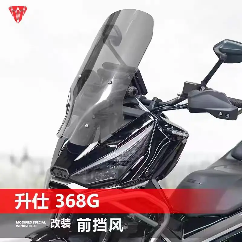 

For Zontes 368G 368g Windshield Motorcycle Upgrading Windscreen Wind Deflectors Windshield Rain Shield Viser Visor Accessories
