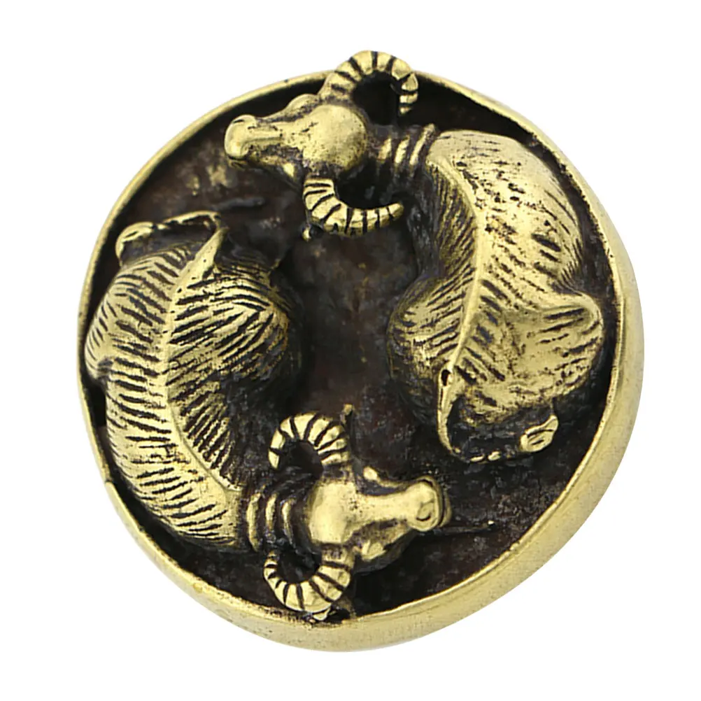 

Gossip Fengshui Solid Copper Craft For Home Office Decor Prosperous Fortune Ornament Meditation Yoga Room Household