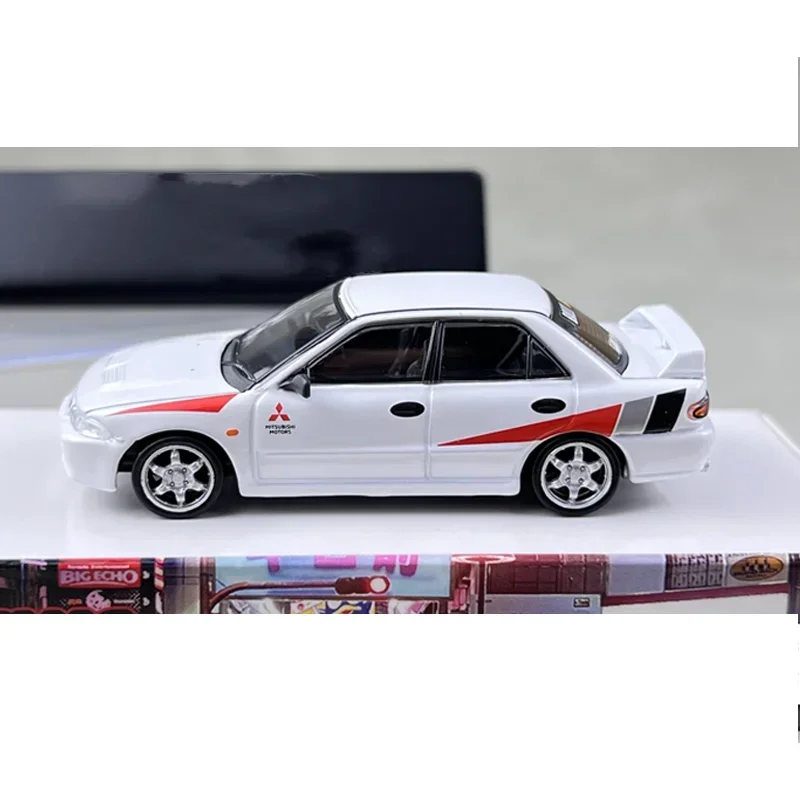 Tarmac Works 1/64 미쓰비시 랜서 RS Evo 합금 장난감, 자동차 다이캐스트 금속 모델 선물