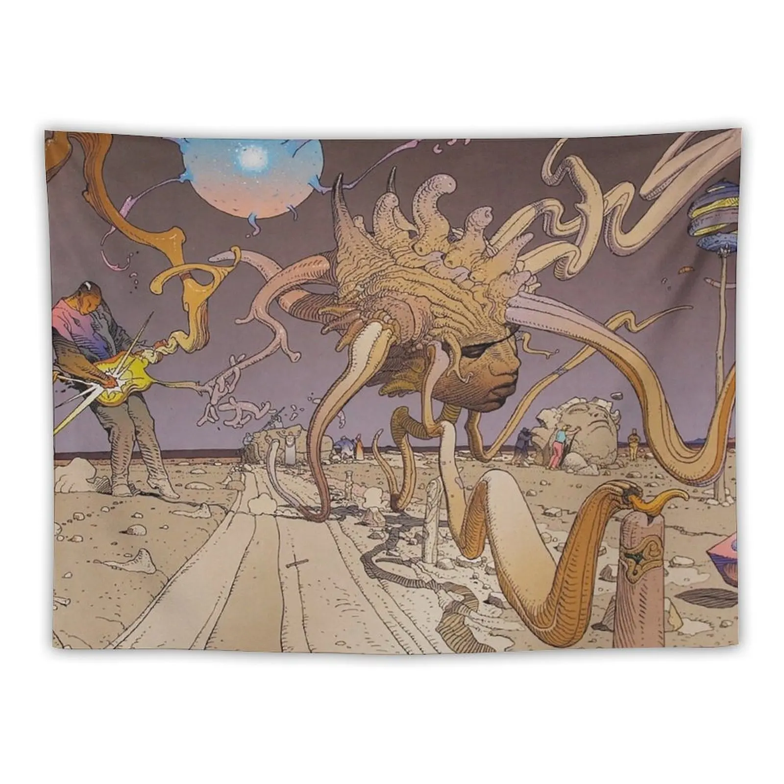 

Jean Giraud Tapestry Room Decor Korean Style Home Decorations Aesthetic Cute Room Things Room Decorator Tapestry