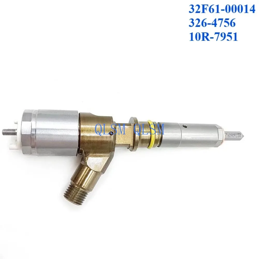 

High quality Diesel fuel injector 32F61-00014 326-4756 10R-7951 for Caterpillar C4.2 engine
