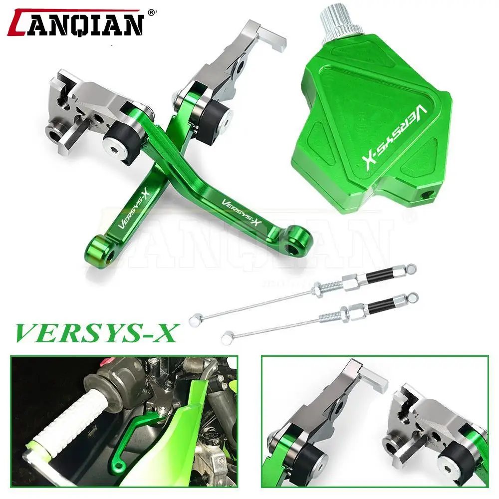 

Dirt Bike Brake Clutch Levers For Kawasaki VERSYSX VERSYS X VERSYS-X 250 300 2017 2018 2019 Stunt Clutch Easy Pull Cable System