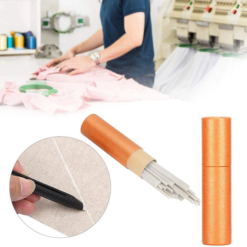 20pcs Tailors Chalk Pencil Patchwork Disappearing Fabric Marker Refill for DIY Craft Sewing Marking Chalk Sewing Accessories