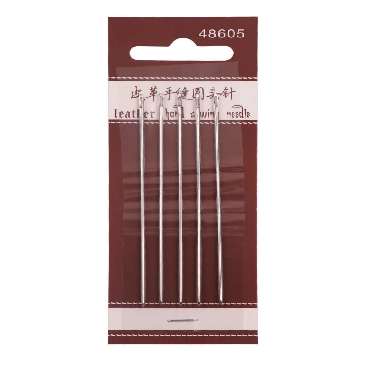 300Set 5Pcs/Set Large Eye Blunt Leathercraft Sewing Needles Round-pointed Leather Knitting Thread Handmade Tool Accessories