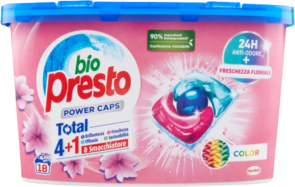 Caps' Kleur 18-delige wascapsules-Bio Presto