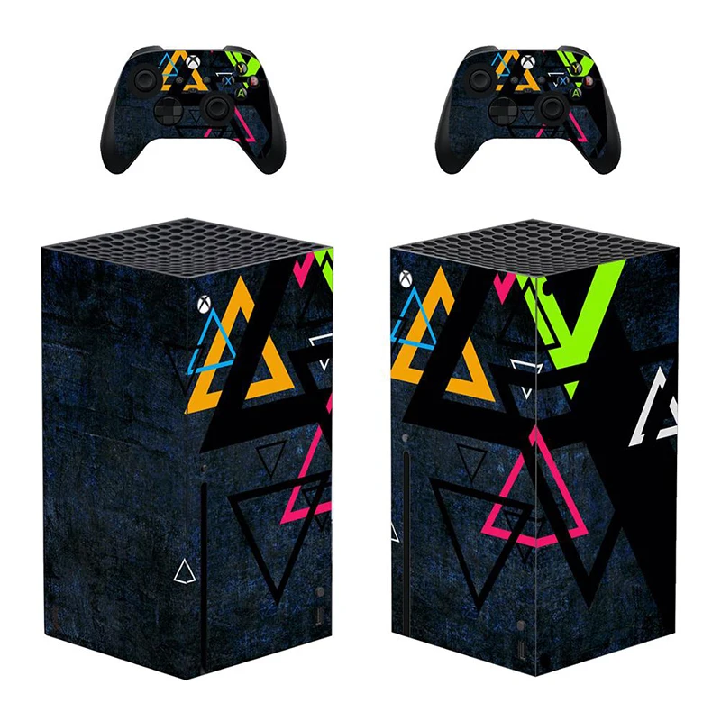 New Pattern Skin Sticker for Xbox Series X Console and 2 Controllers Decal Cover for Xbox Series X Skin Sticker Viny