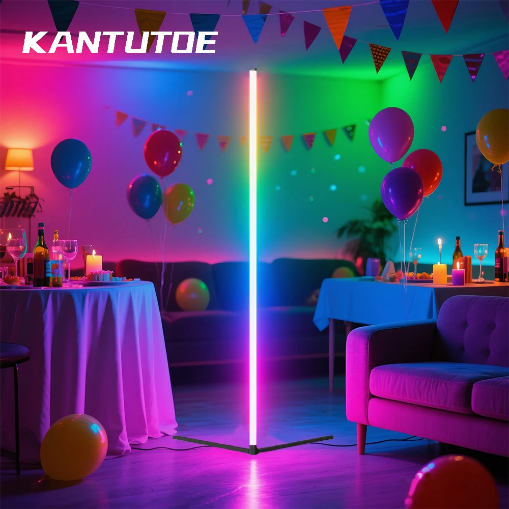 

KANTUTOE RGB Торшер с регулируемой яркостью Bluetooth светодиодные атмосферные огни современное освещение настроения для дня рождения праздничное украшение